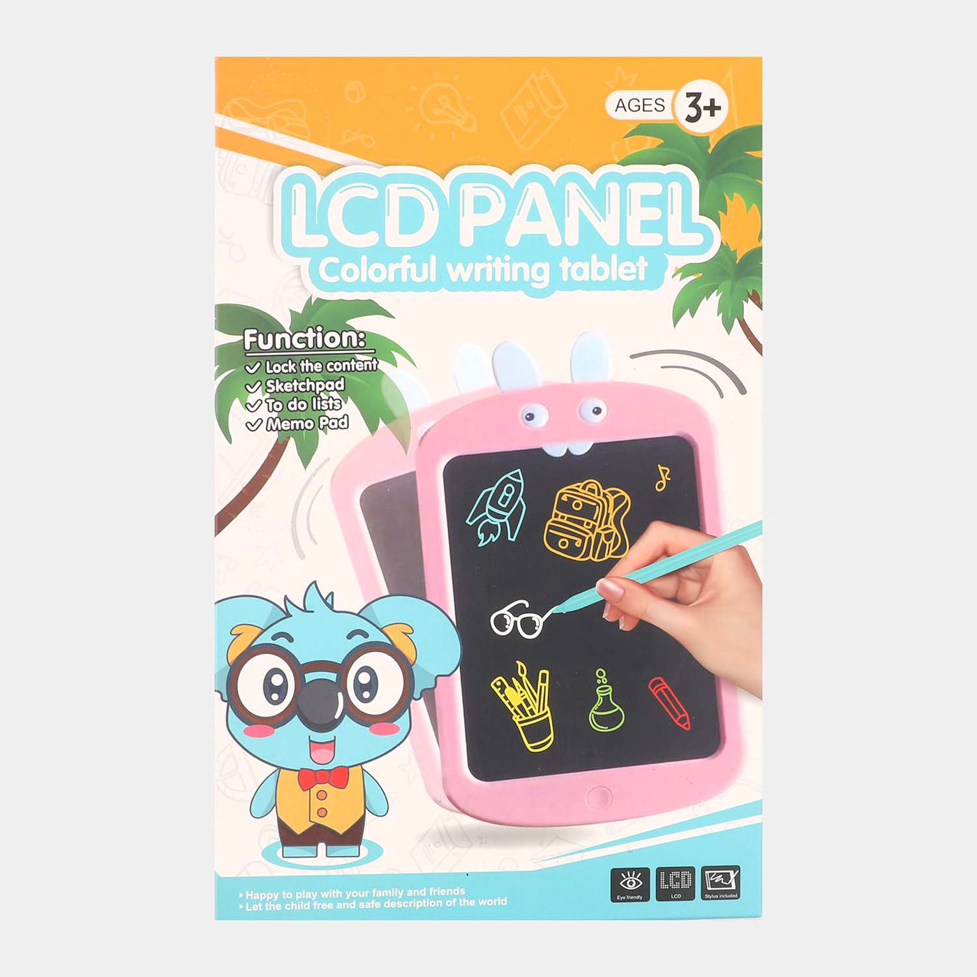 LCD Colorful Writing Tablet For Kids