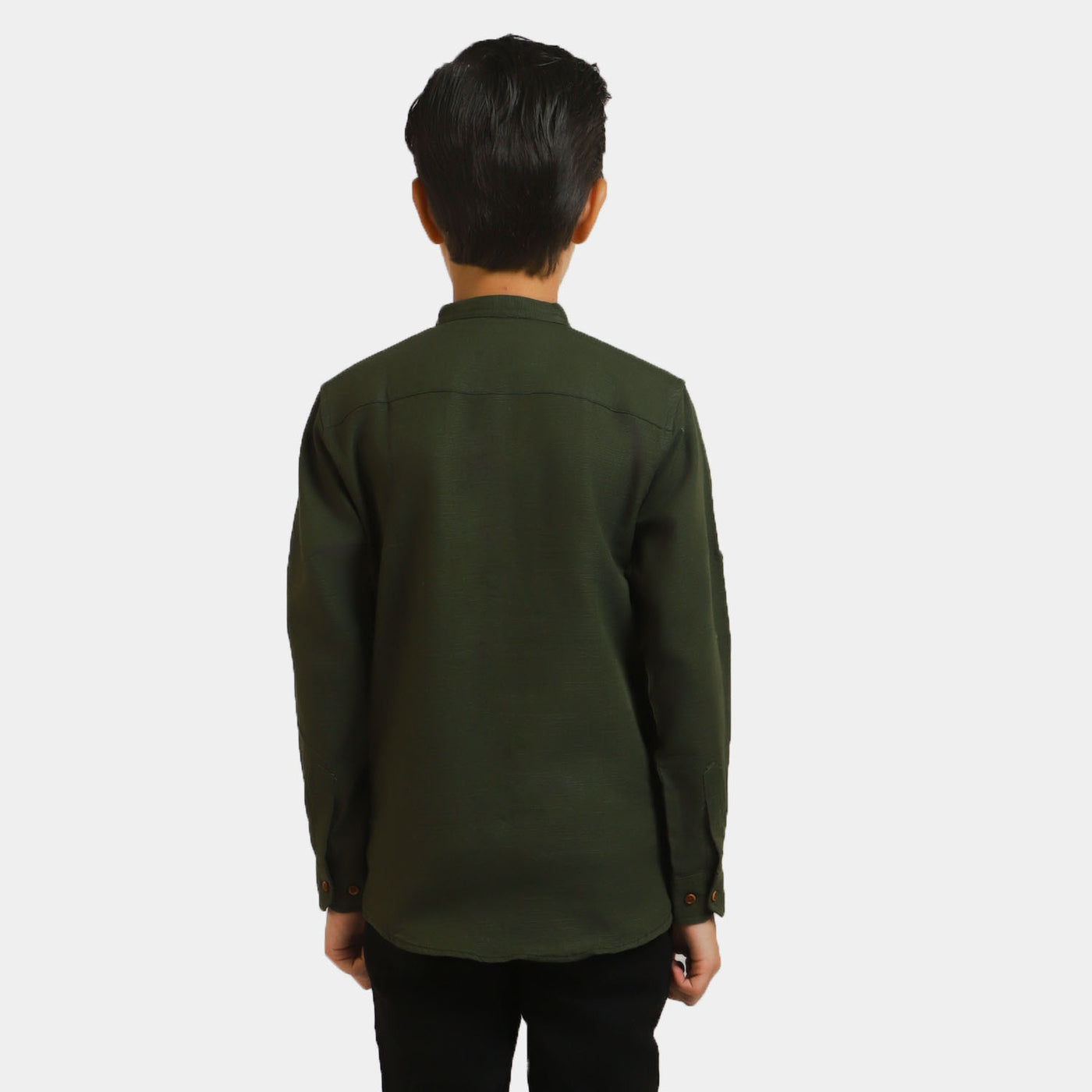 Boys Casual Shirt Rifle Green - Green