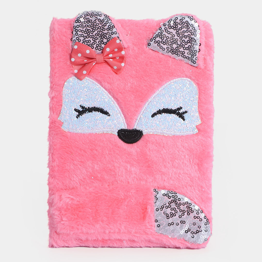 Cute Character Fur Diary/Notebook