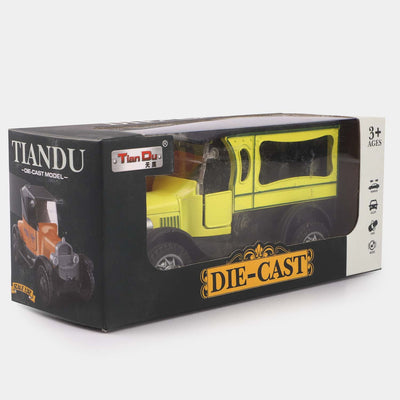 Die-Cast Model Pullback Car