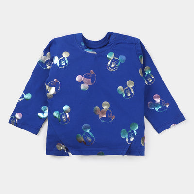 Infant Girls Cotton T-Shirt Character -Blue