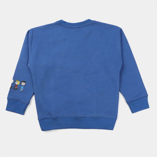 Boys Fleece Sweatshirt Snoopy-Blue