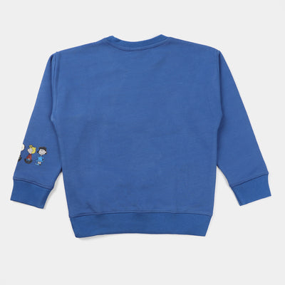 Boys Fleece Sweatshirt Snoopy-Blue