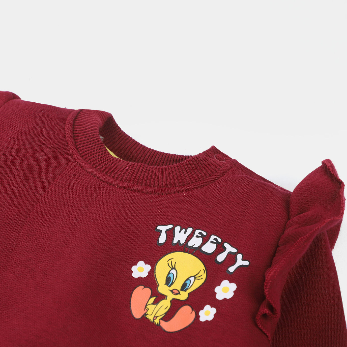 Infants Girls Fleece Sweatshirt Character-MAROON