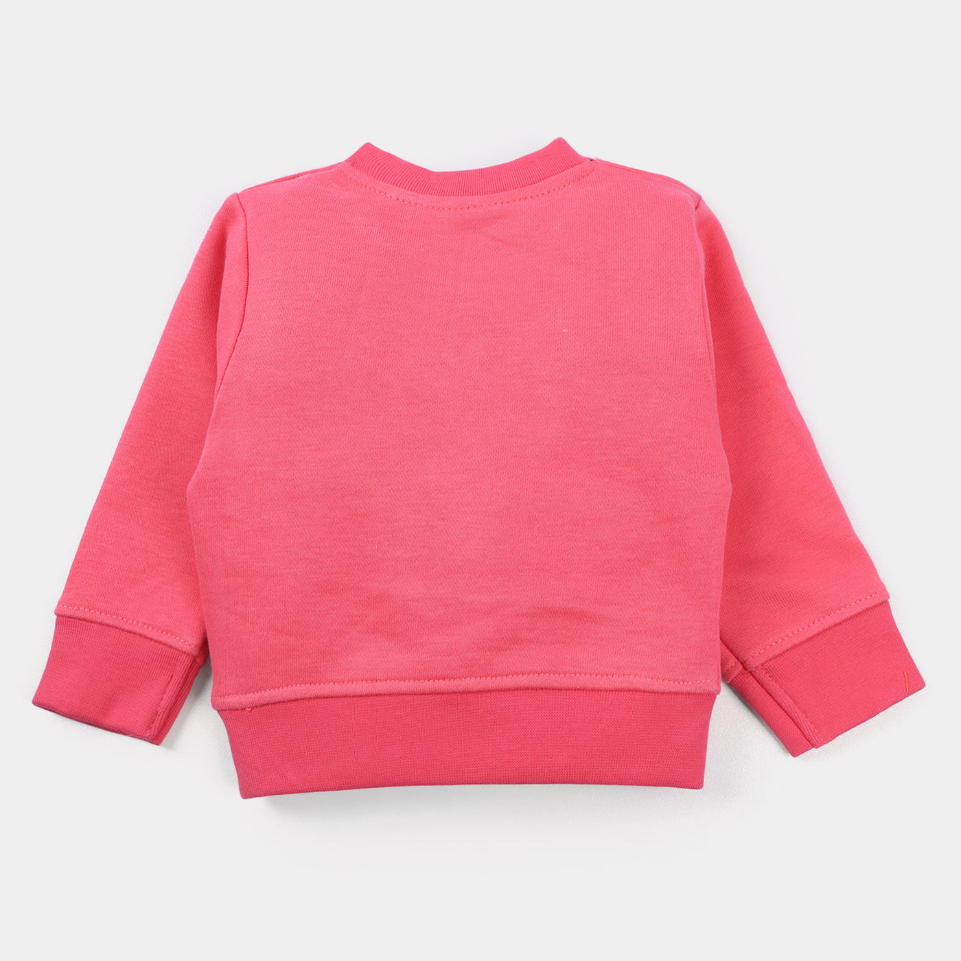 Infants Girls Fleece Sweatshirt Deer-Hot Pink