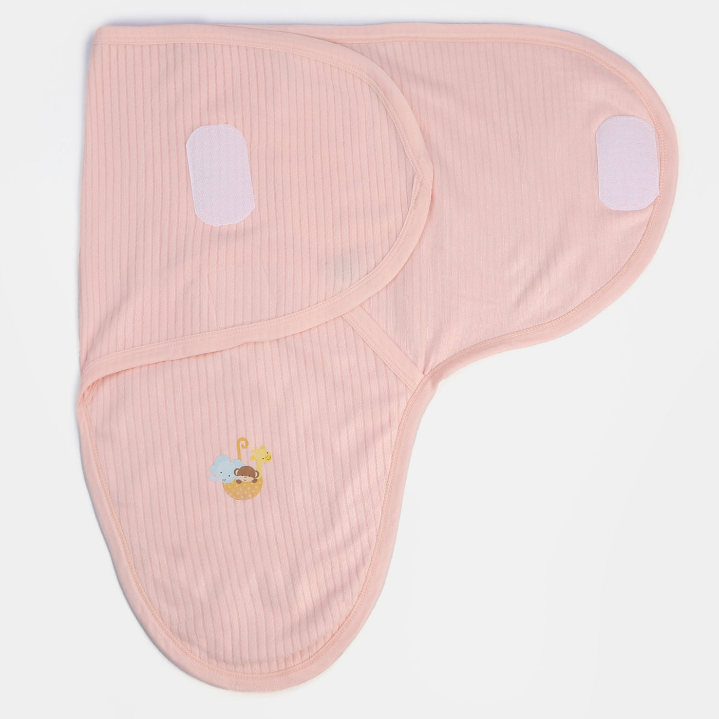 Baby Warm Swaddle With Cap | Peach