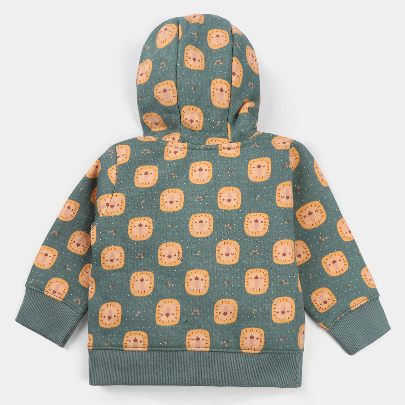 Infant Boys Fleece Knitted Jacket Animal-Basil