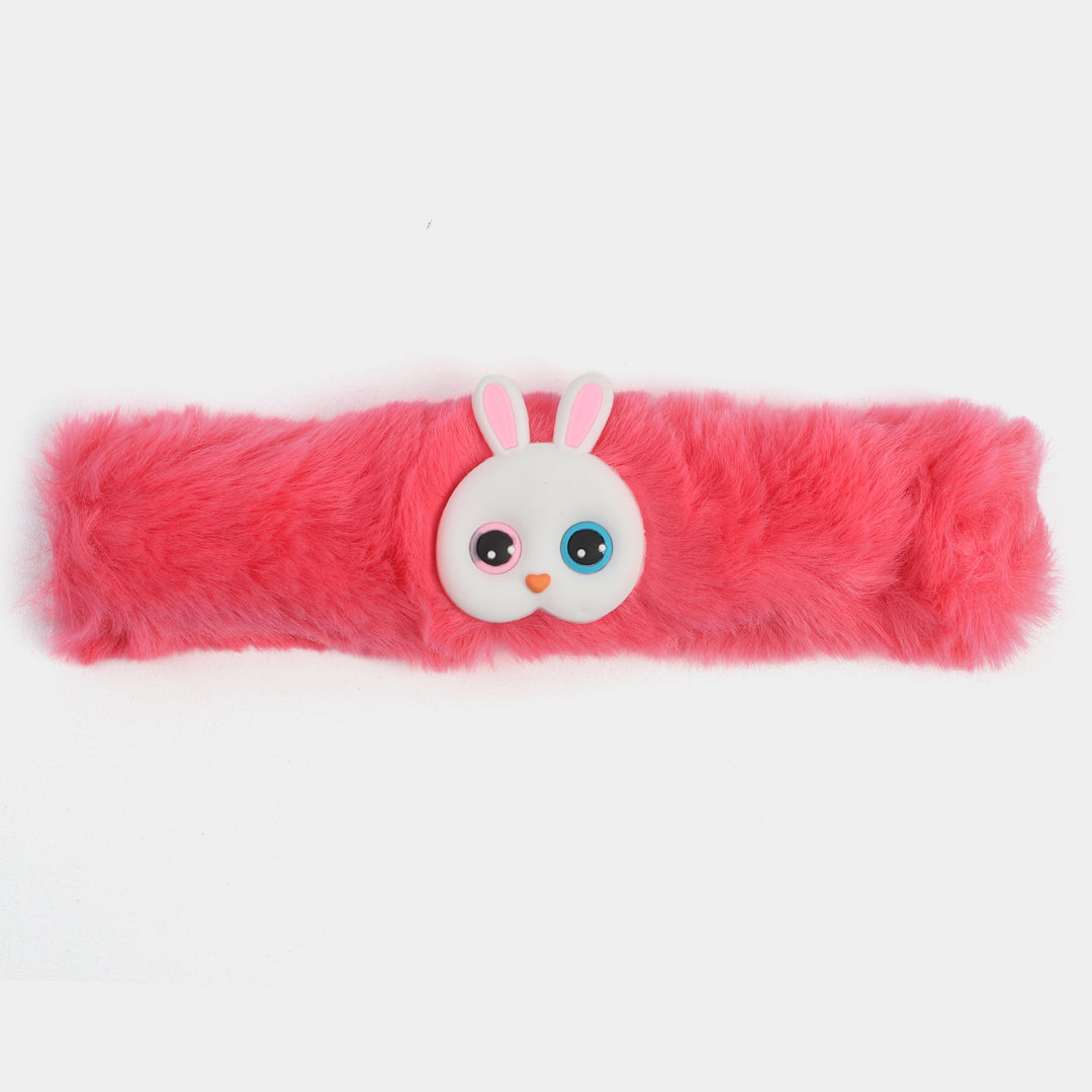 Bracelet + Hair Band Fur With Cute Rabbit