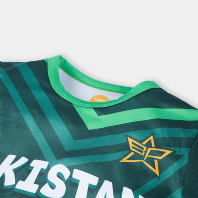 Unisex Micro Fiber Cricket T-Shirt Shaheen Afridi-Green