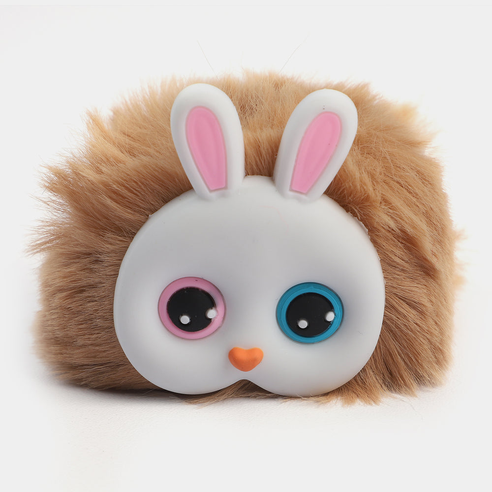 Bracelet + Hair Band Fur With Cute Rabbit