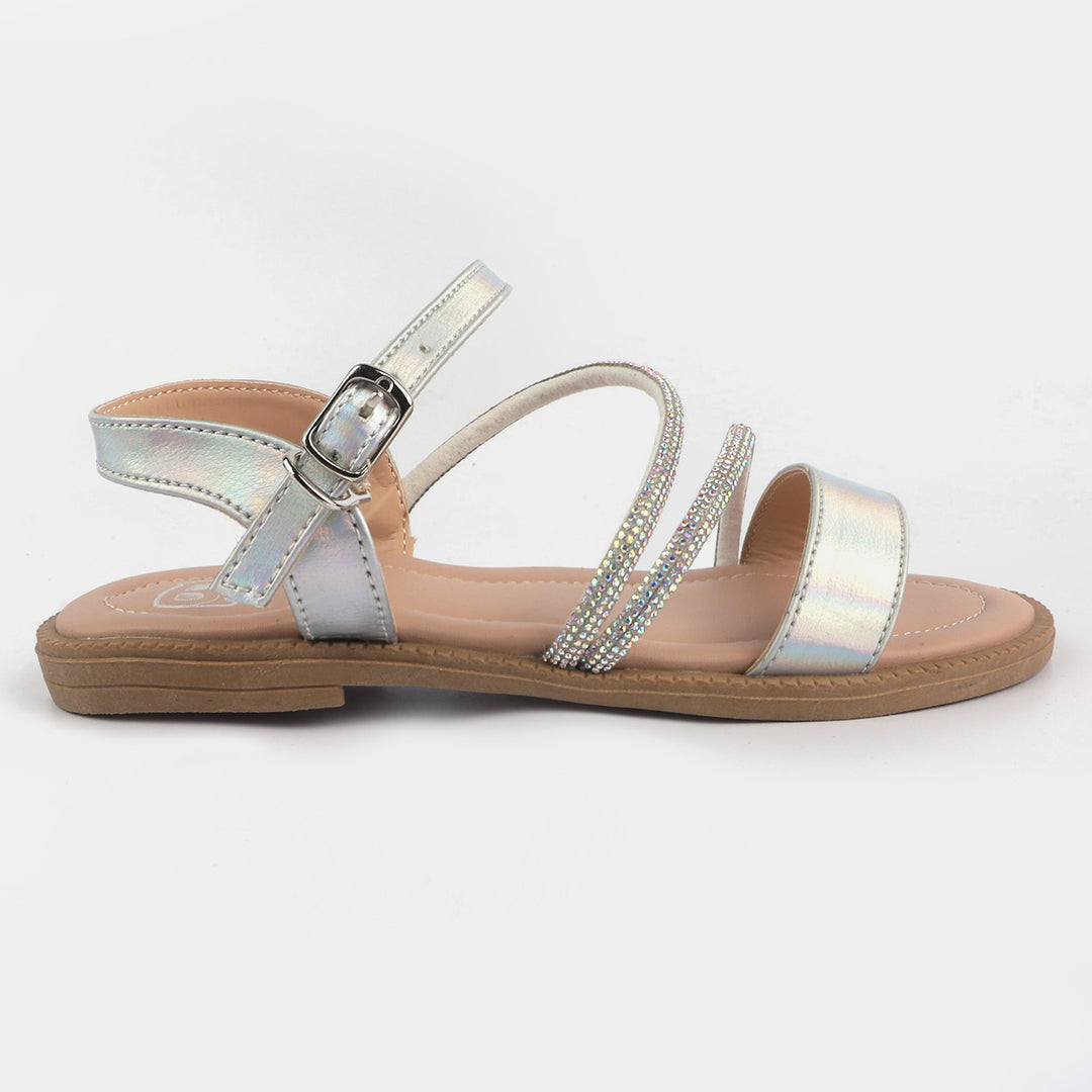 Girls Sandal ZP-020-SILVER