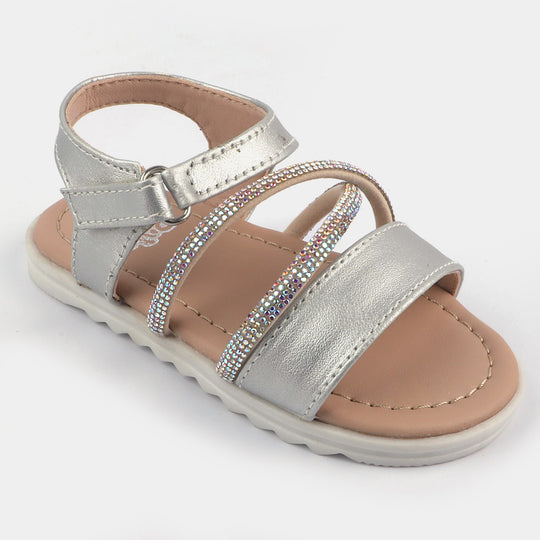 Girls Sandal 456-74-SILVER