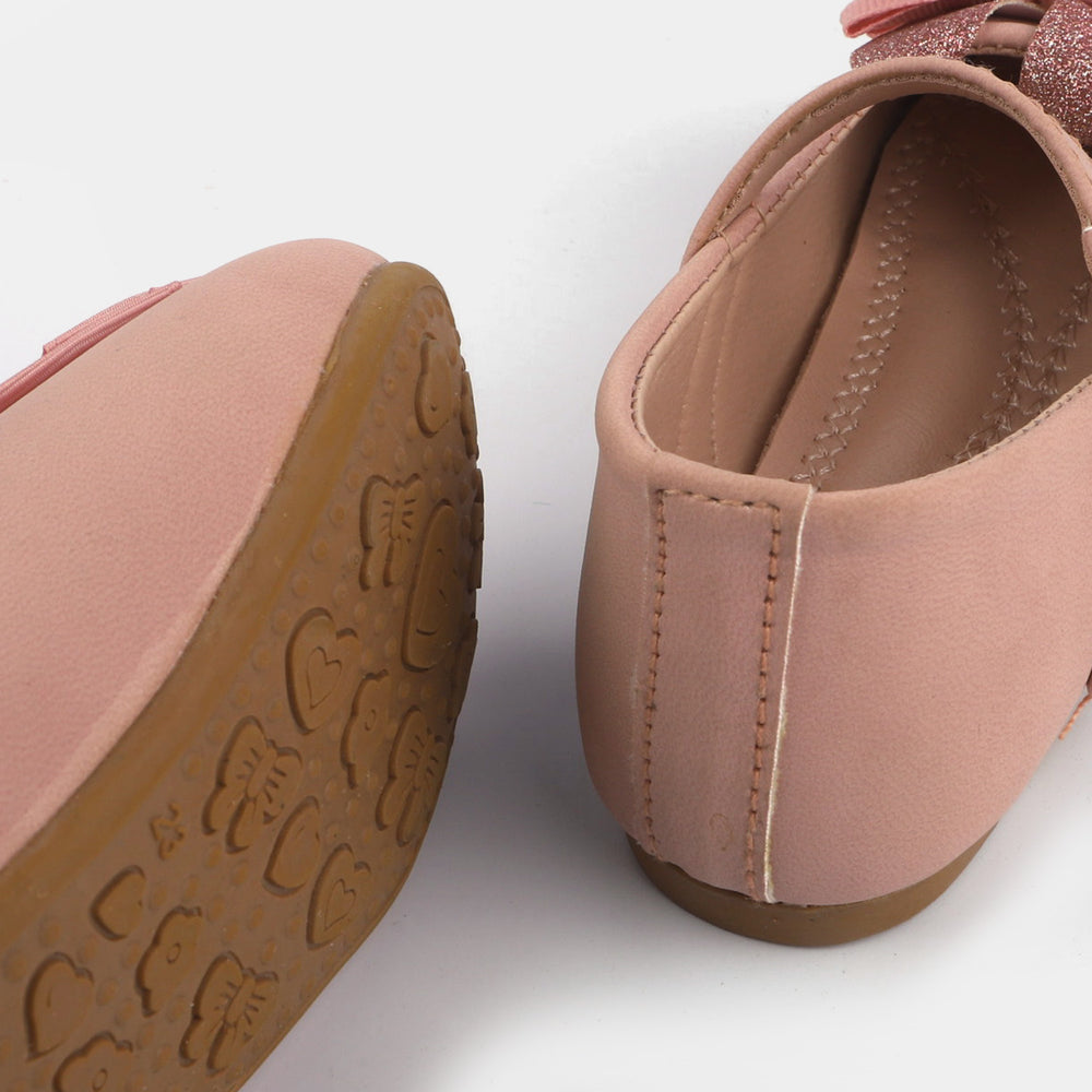 Girls Pumps 1279-Peach