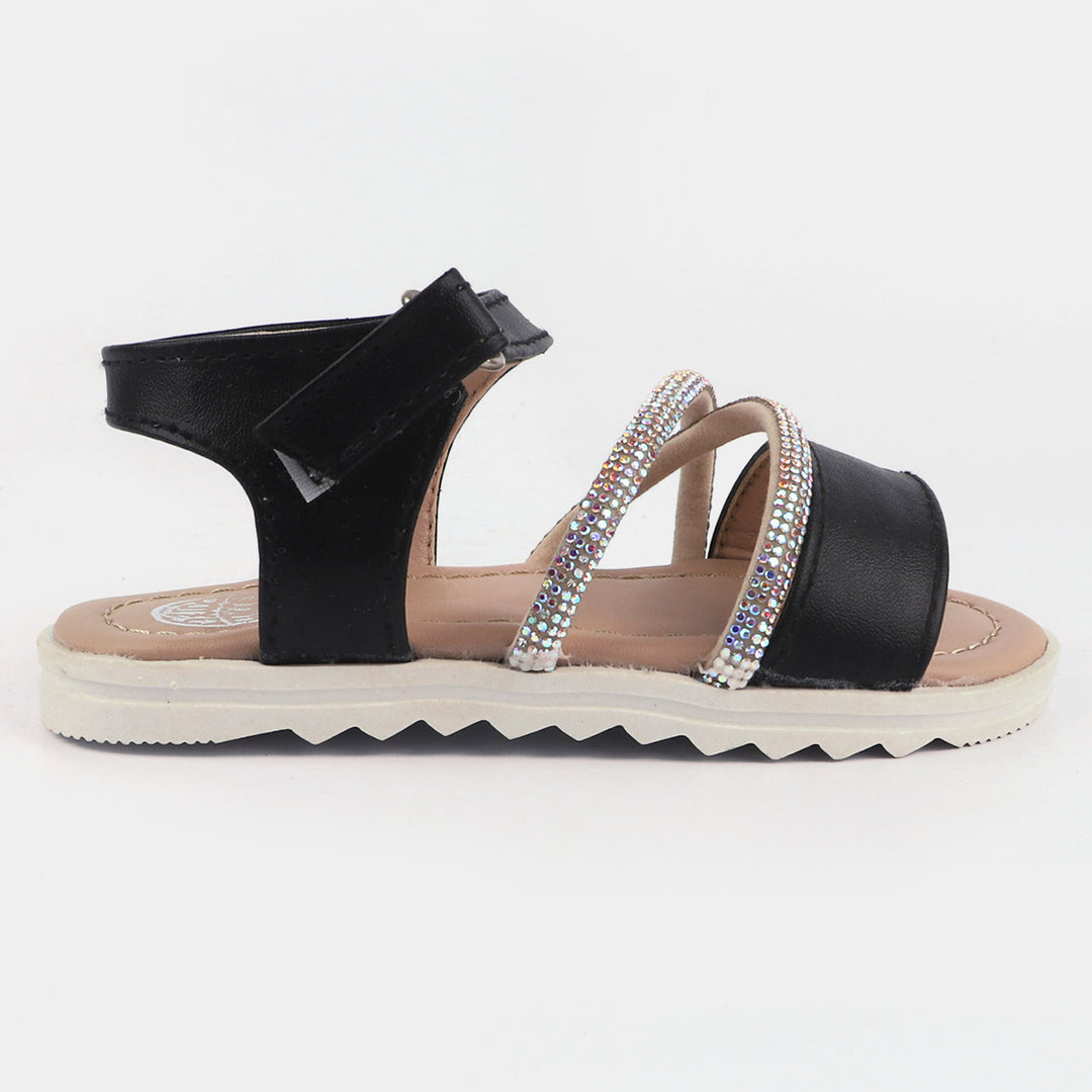 Girls Sandal 456-74-BLACK