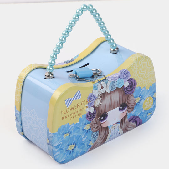 Metal Coin/Money With Lock Box For Kids