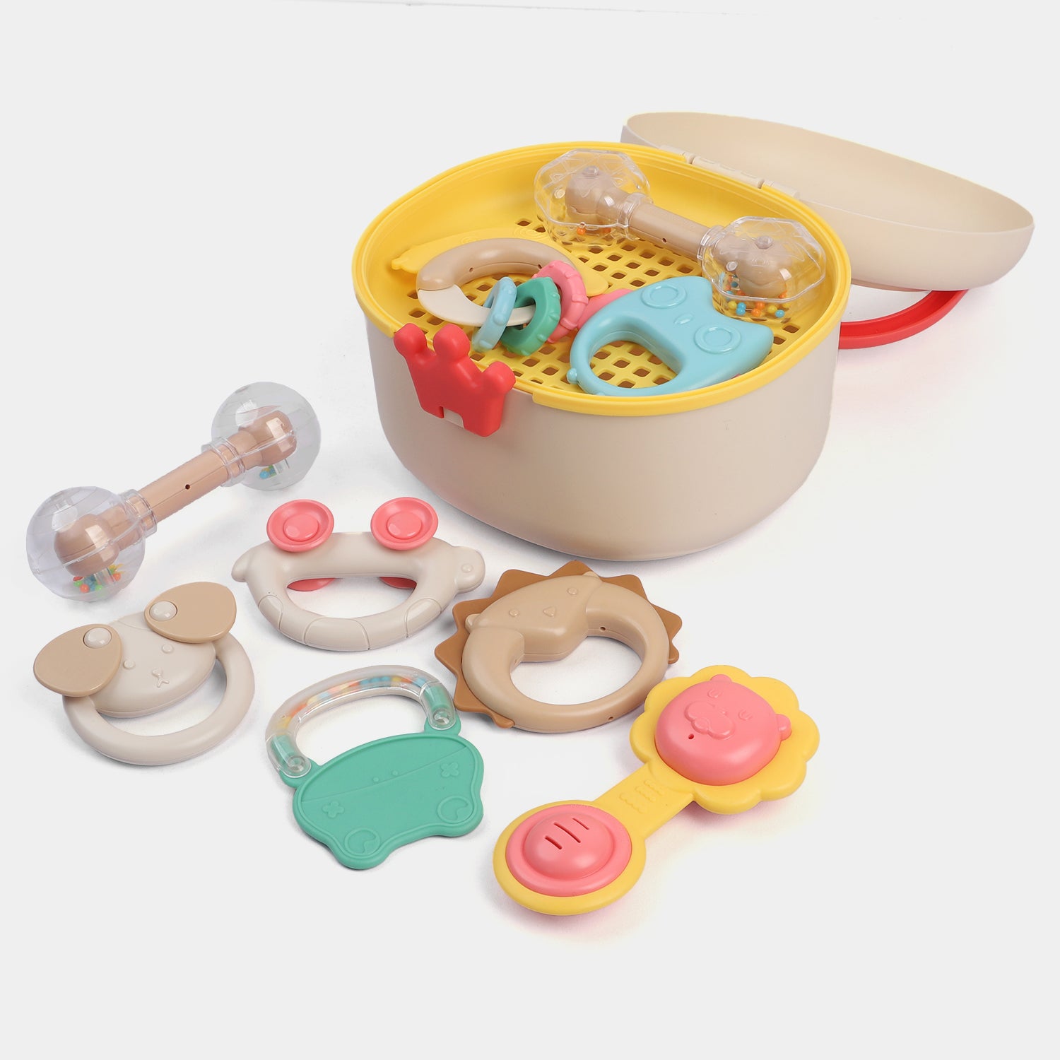 Baby Rattles Toy With Storage Box 14PCs | 0M+ Price in Pakistan ...