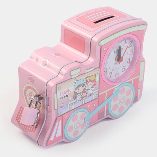 Metal Coin/Money With Lock Box For Kids