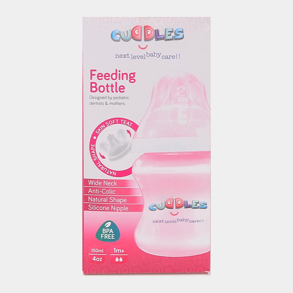 Cuddles Feeder Bottle 150Ml Pink