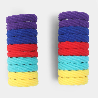 Girls Multicolor Hair Ties/Pony Set