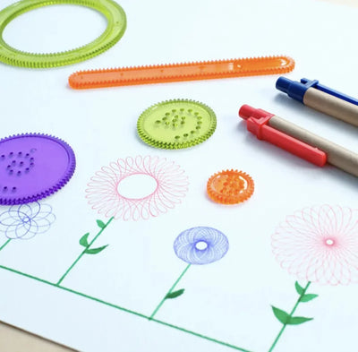 Geometric Spirograph Art Kit For Kids