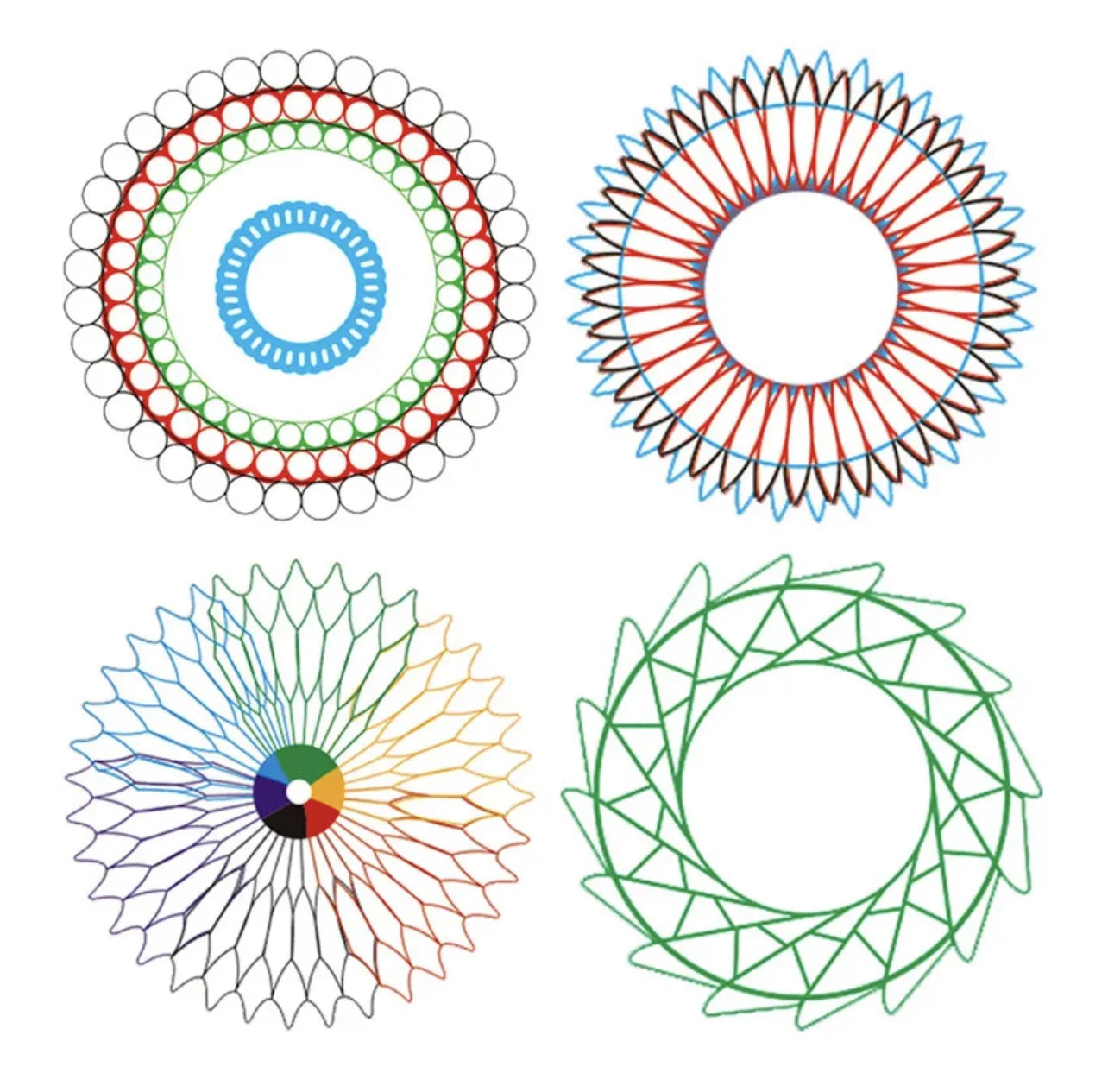 Geometric Spirograph Art Kit For Kids