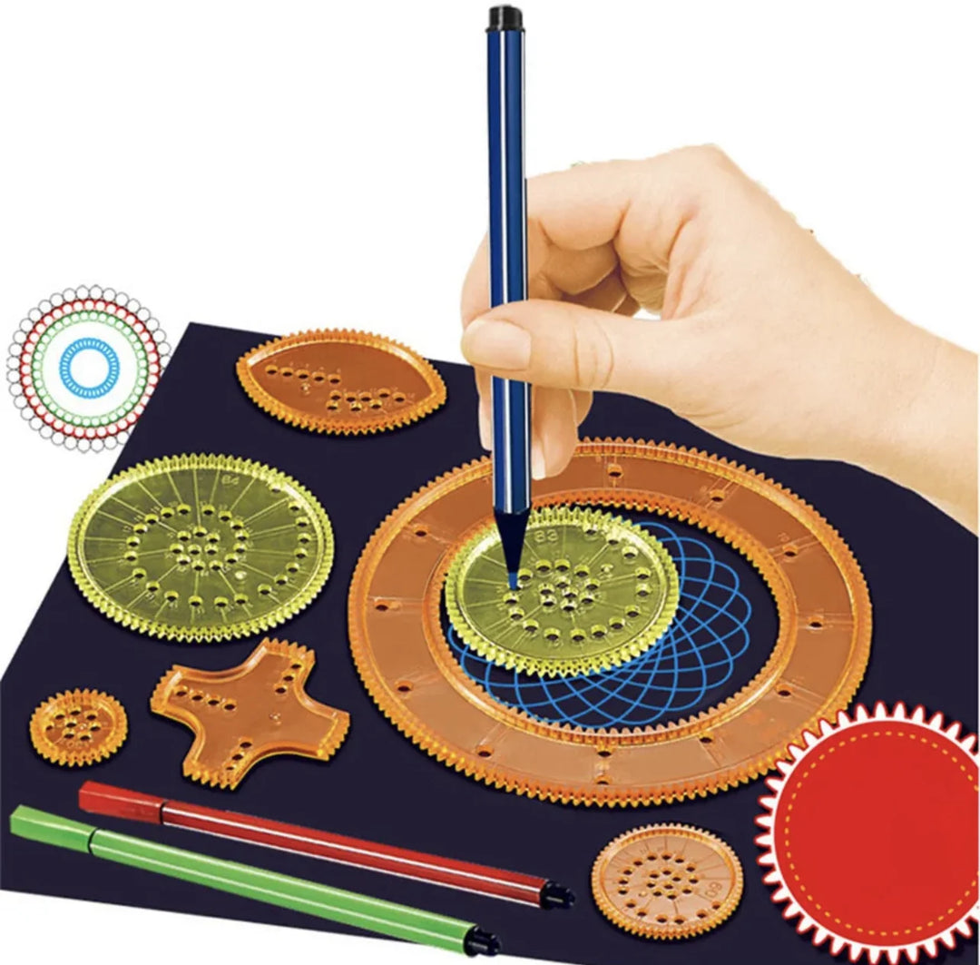 Geometric Spirograph Art Kit For Kids