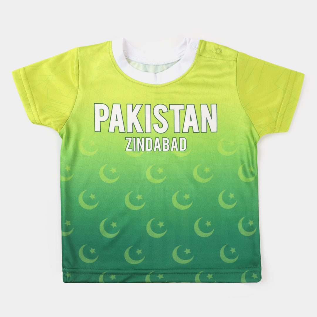 Infant Unisex T-Shirt AOP 14 Augest Kit-Fern Green