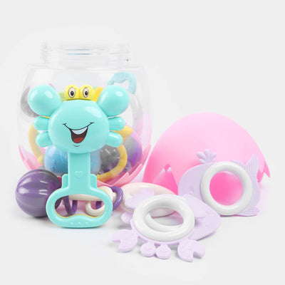 Egg Jar Rattle Play Set | Pink