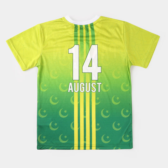 T-Shirt H/S Unisex 14 August Kit -Fern Green