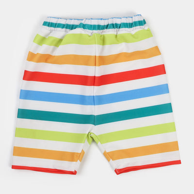 Boys 2Pc Swimming Suit Athletic - Multi