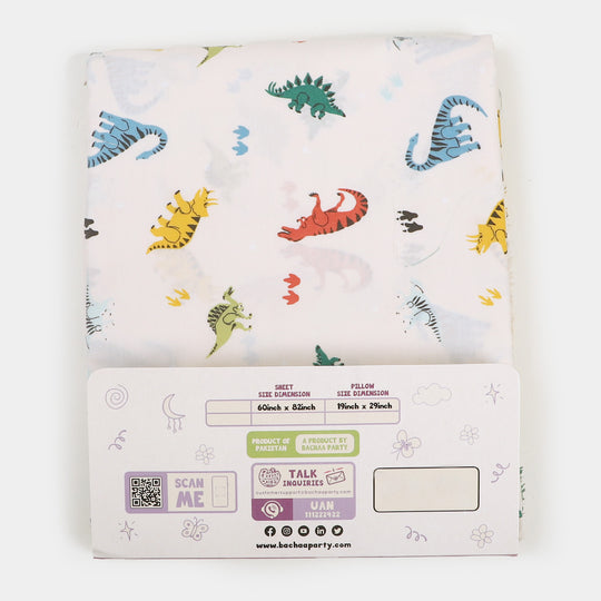 Kids Pillow & Bed Sheet Set