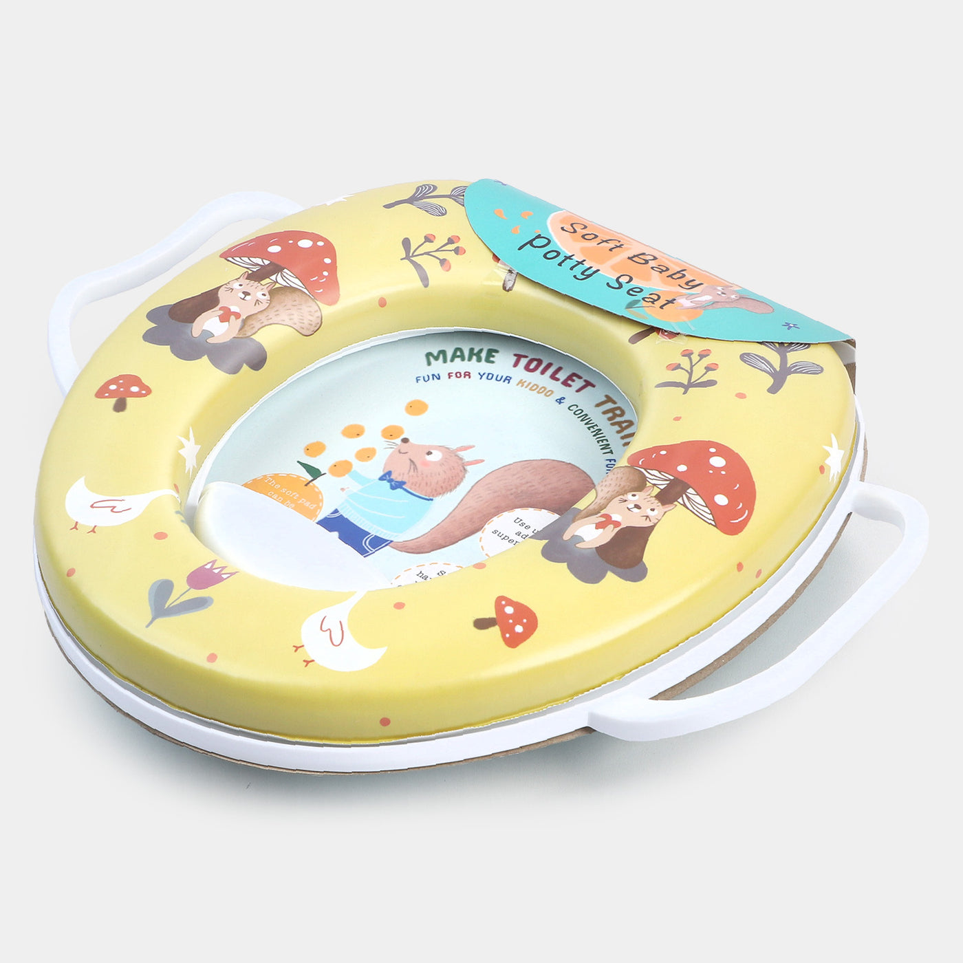 Commode Cover Toilet Training Seat | Yellow