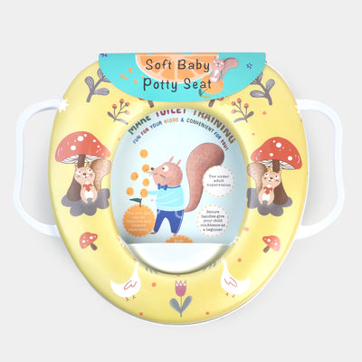 Commode Cover Toilet Training Seat | Yellow