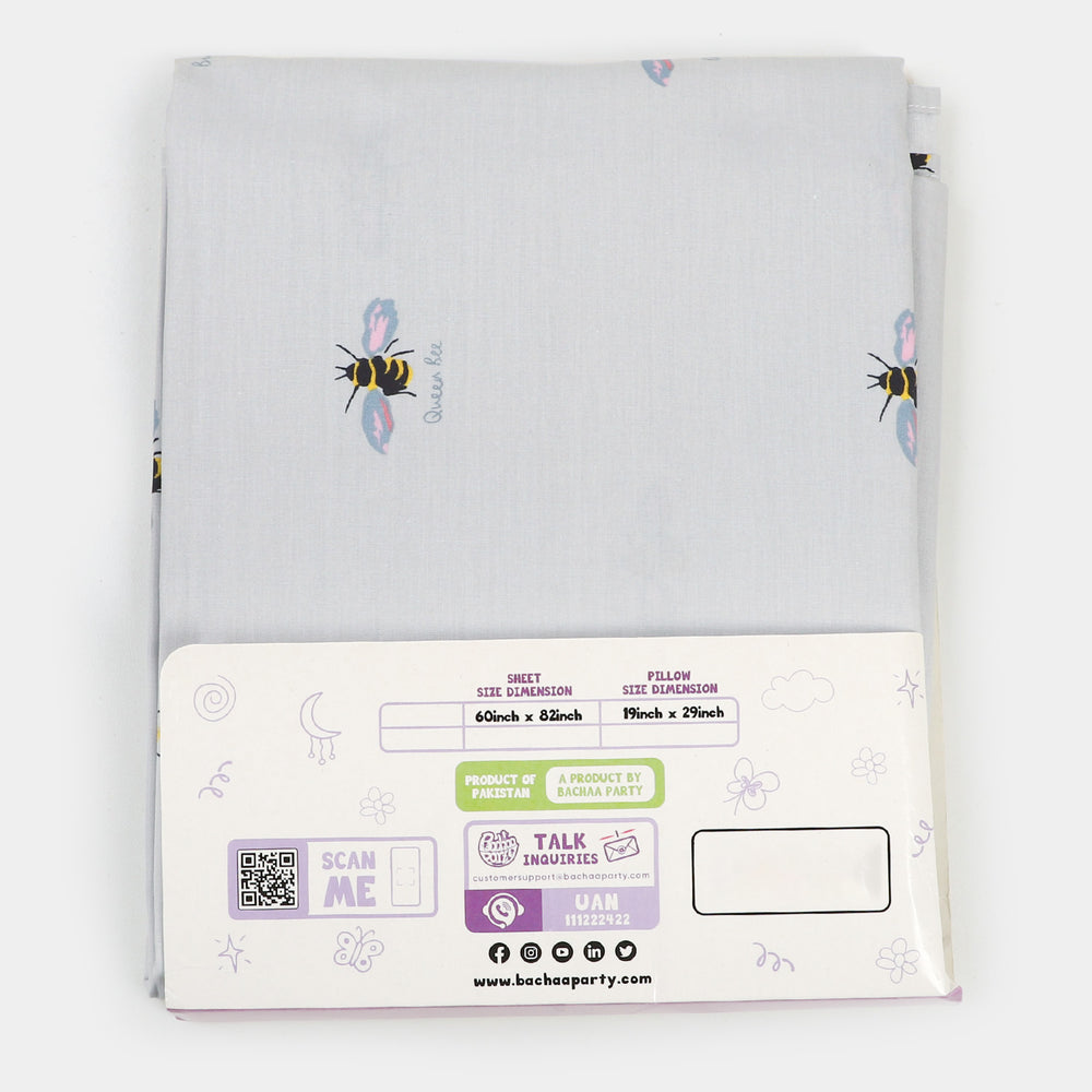 Kids Pillow & Bed Sheet Set