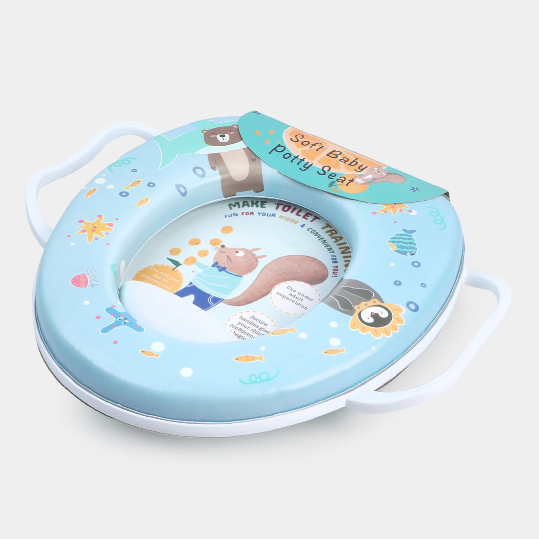 Commode Cover Toilet Training Seat | Blue