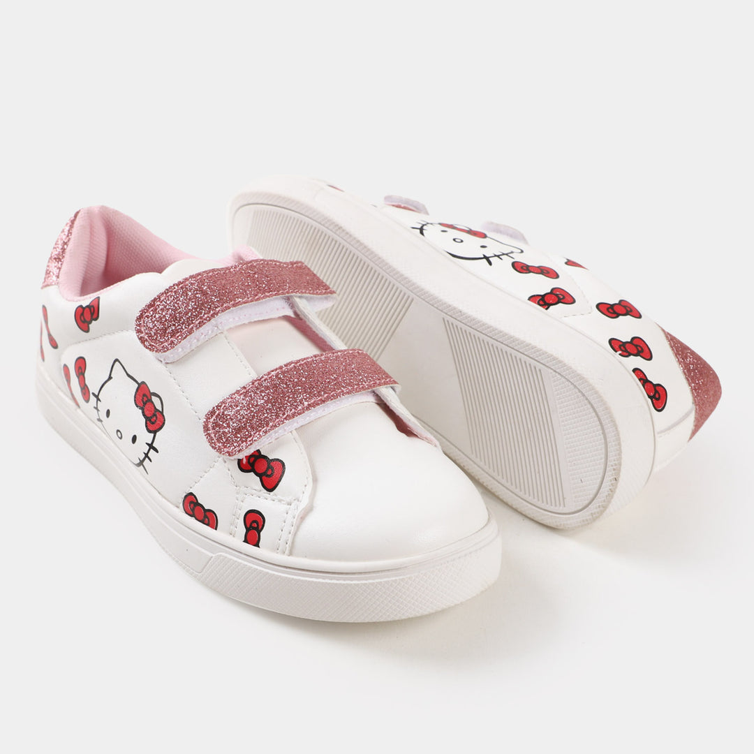 Girls Sneakers JS-2202 - White Pink