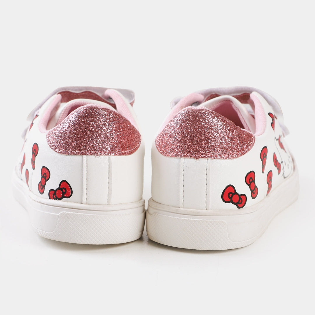 Girls Sneakers JS-2202 - White Pink