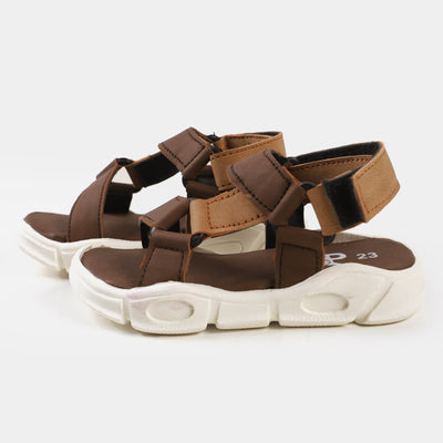 Boys Sandal 203-37 - Coffee/Beige