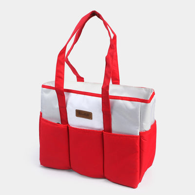 Baby Care Mother Bag | Red