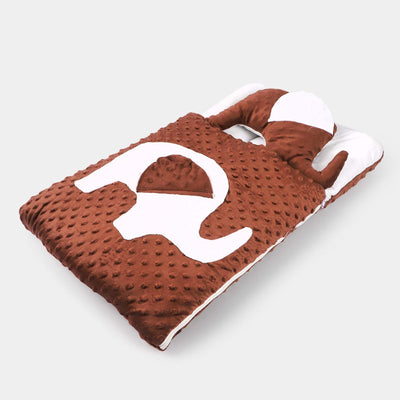 Carry Nest With Elephant Pillow | BROWN