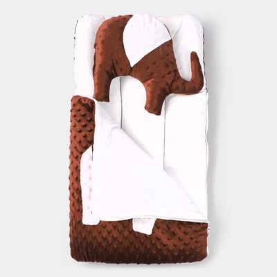 Carry Nest With Elephant Pillow | BROWN