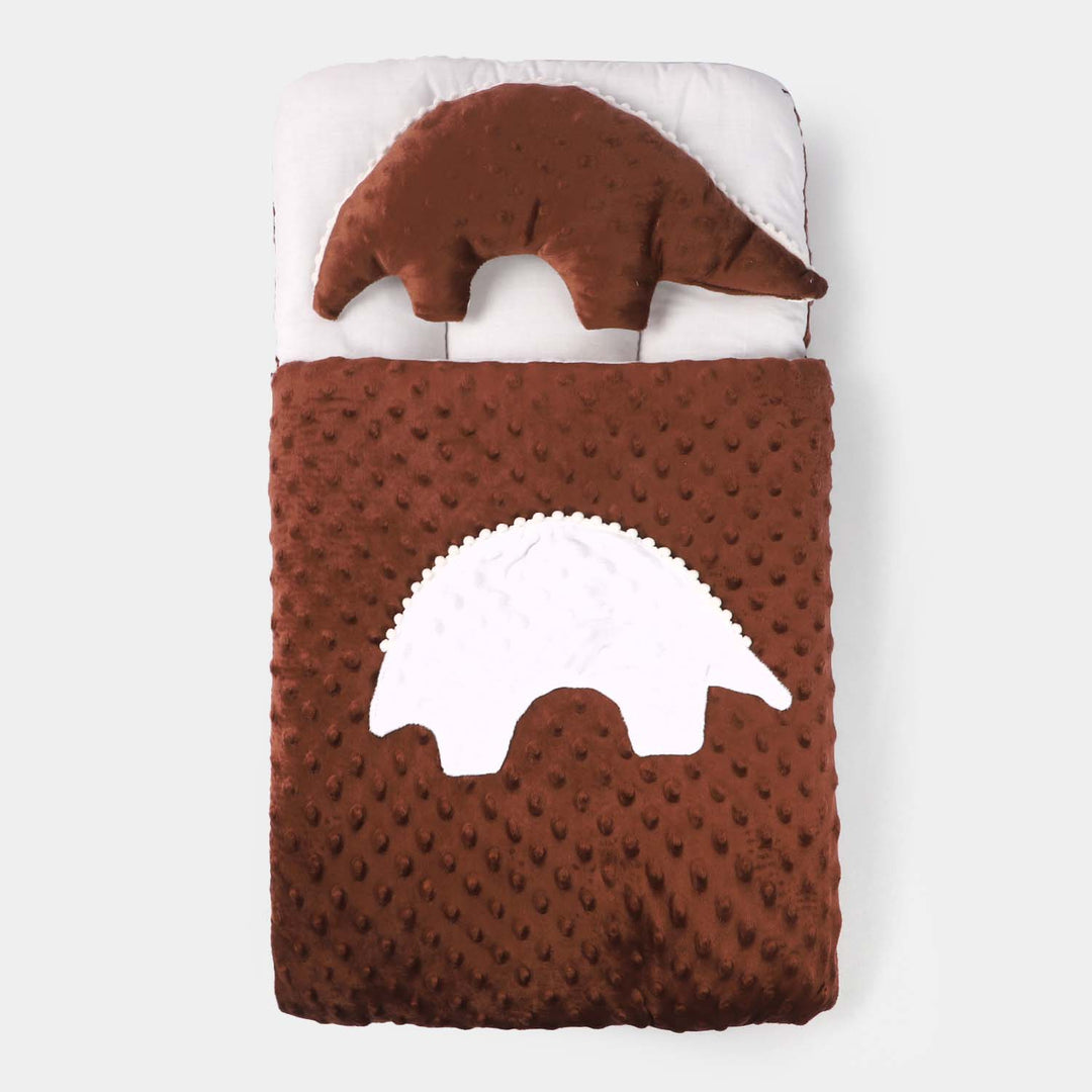 Carry Nest With Dino Pillow | BROWN