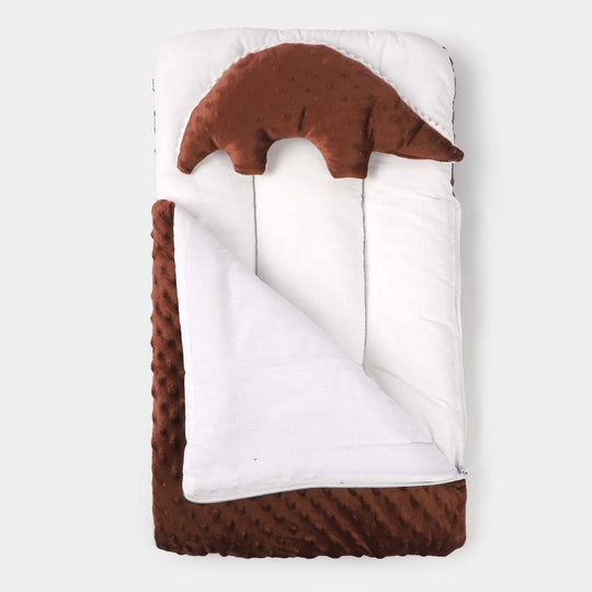 Carry Nest With Dino Pillow | BROWN