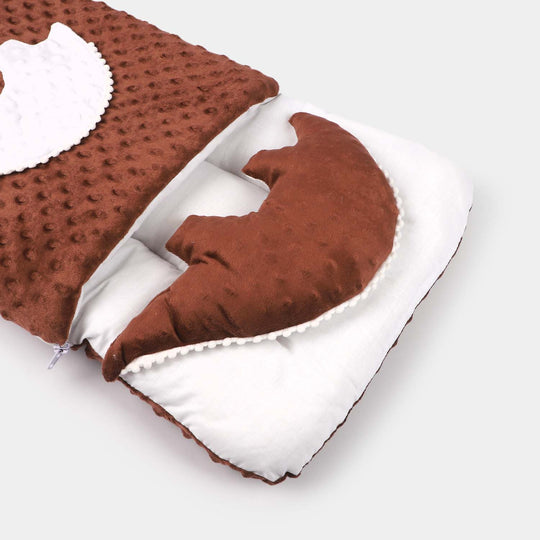 Carry Nest With Dino Pillow | BROWN