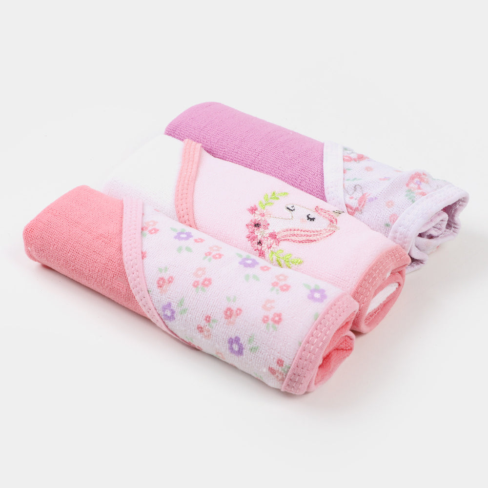 Pak of 3 Hooded Bath Towel