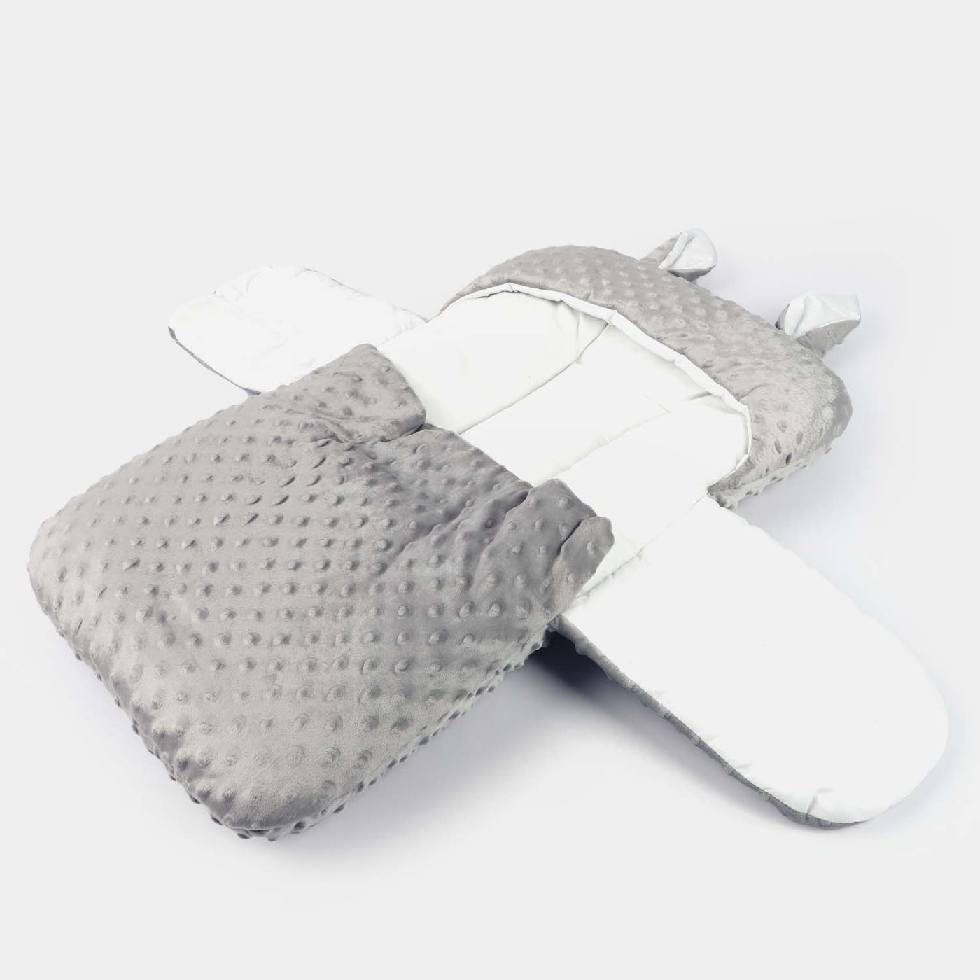 Baby Carry Nest Minky Dot | GREY