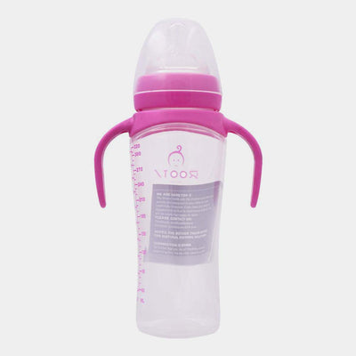 Root Wide-Neck Baby Bottle Feeder | 320ml | Pink | J1014