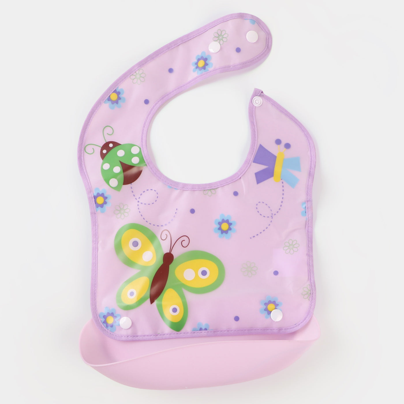 Double Button Plastic Bib | 6M+