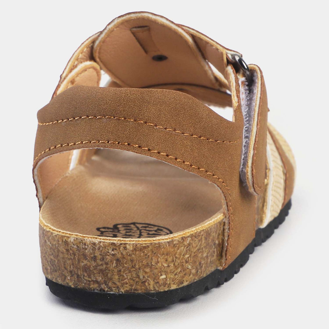 Boys Sandal 108-1-Beige/Brown