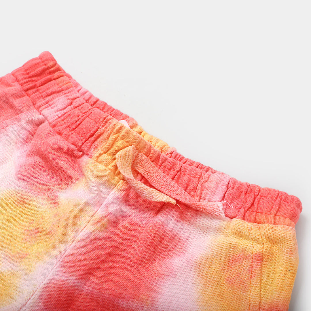 Infant Girls Knitted Short Random Tie Dye- Mix.